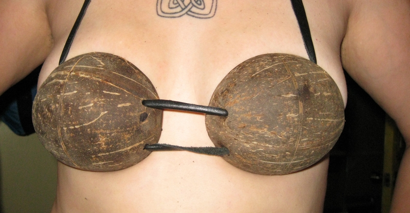 How to Make a Coconut Bra