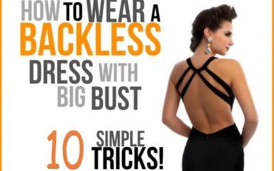 How to Wear a Backless Dress Without a Bra